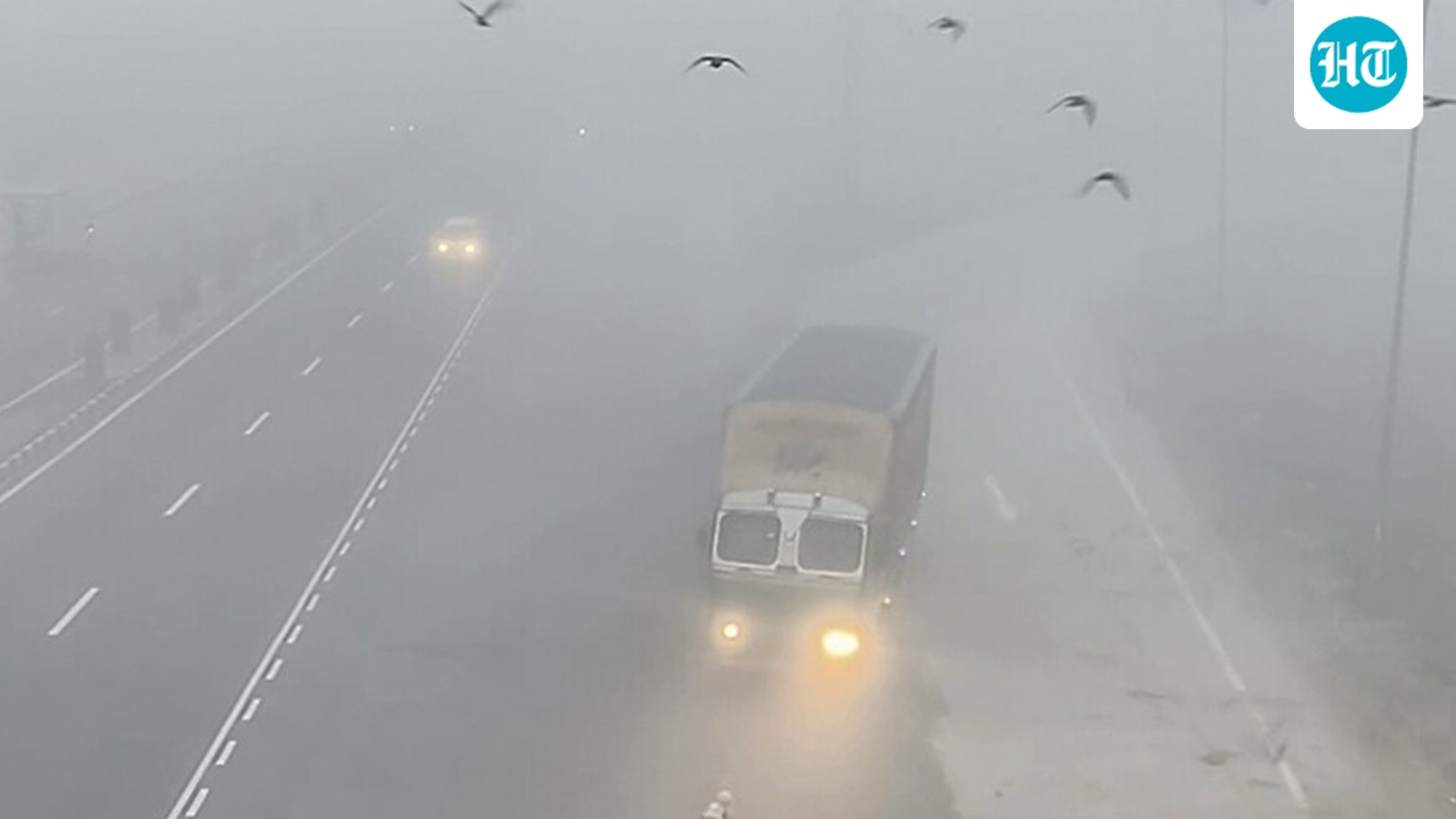 Dense fog and cold wave grip North India; visibility drops sharply, Delhi chokes under toxic smog